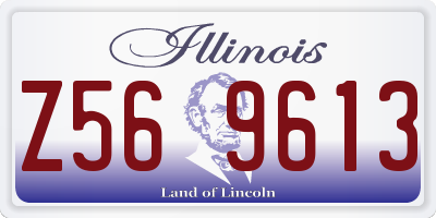 IL license plate Z569613