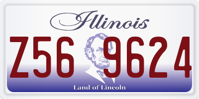 IL license plate Z569624