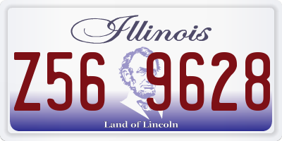 IL license plate Z569628