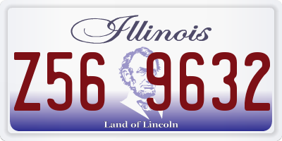 IL license plate Z569632