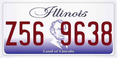 IL license plate Z569638