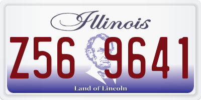 IL license plate Z569641