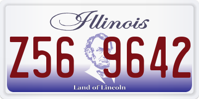IL license plate Z569642