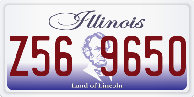 IL license plate Z569650