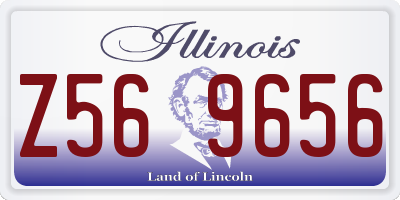 IL license plate Z569656