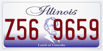 IL license plate Z569659