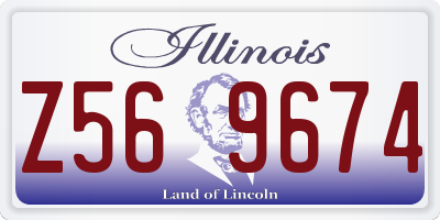 IL license plate Z569674