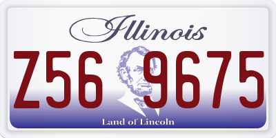 IL license plate Z569675