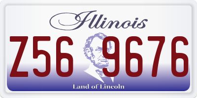 IL license plate Z569676