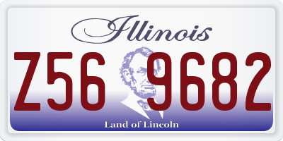 IL license plate Z569682