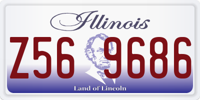 IL license plate Z569686