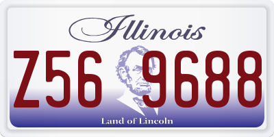 IL license plate Z569688