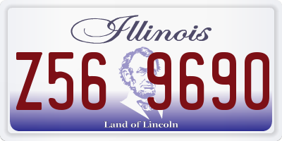 IL license plate Z569690