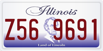 IL license plate Z569691