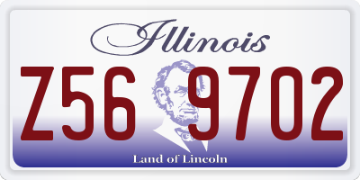 IL license plate Z569702