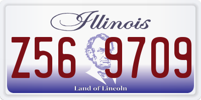 IL license plate Z569709
