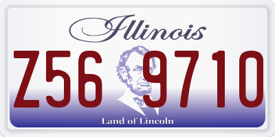 IL license plate Z569710