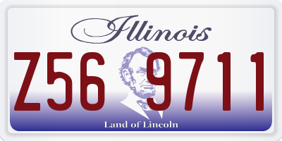 IL license plate Z569711
