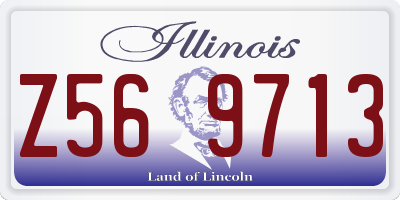 IL license plate Z569713