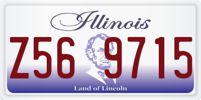 IL license plate Z569715