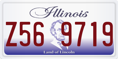 IL license plate Z569719