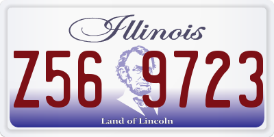 IL license plate Z569723