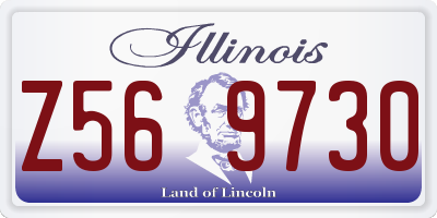 IL license plate Z569730