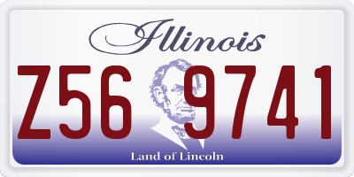 IL license plate Z569741