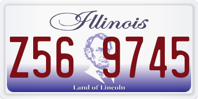 IL license plate Z569745