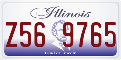 IL license plate Z569765