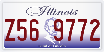 IL license plate Z569772