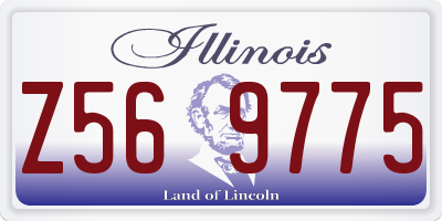 IL license plate Z569775