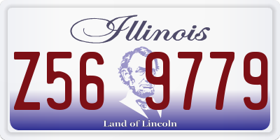 IL license plate Z569779