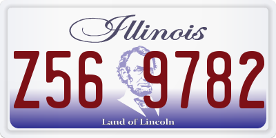 IL license plate Z569782