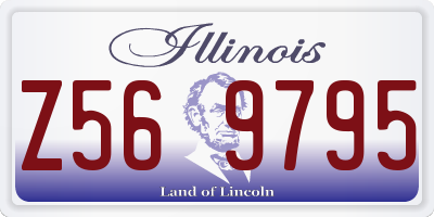 IL license plate Z569795
