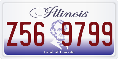 IL license plate Z569799