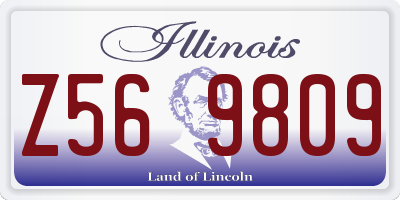 IL license plate Z569809