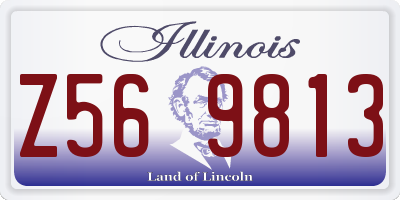 IL license plate Z569813