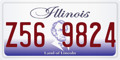 IL license plate Z569824