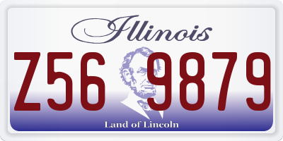 IL license plate Z569879