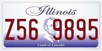 IL license plate Z569895