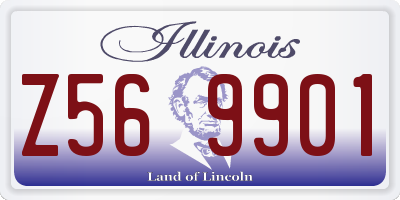 IL license plate Z569901