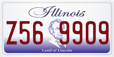 IL license plate Z569909