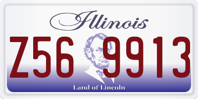 IL license plate Z569913