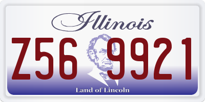 IL license plate Z569921