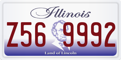 IL license plate Z569992