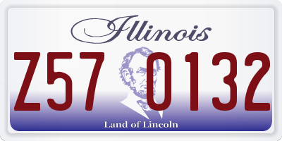 IL license plate Z570132