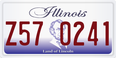 IL license plate Z570241