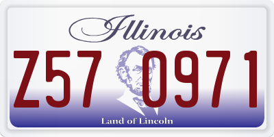 IL license plate Z570971