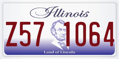 IL license plate Z571064